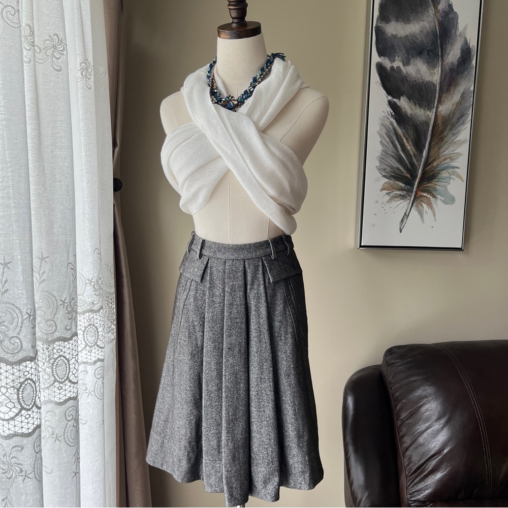 GIADA Wool Skirt - IT40 - waist 26”